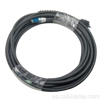 Conector de fibra óptica, cable blindado, cable